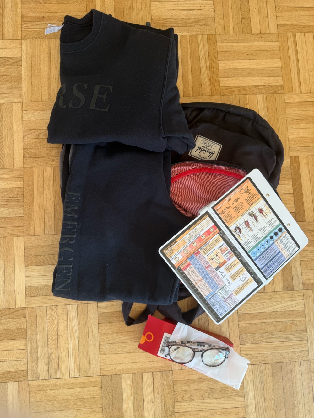 NURSING BUNDLE: Sweatsuit, Clipboard, Blue Light Glasses